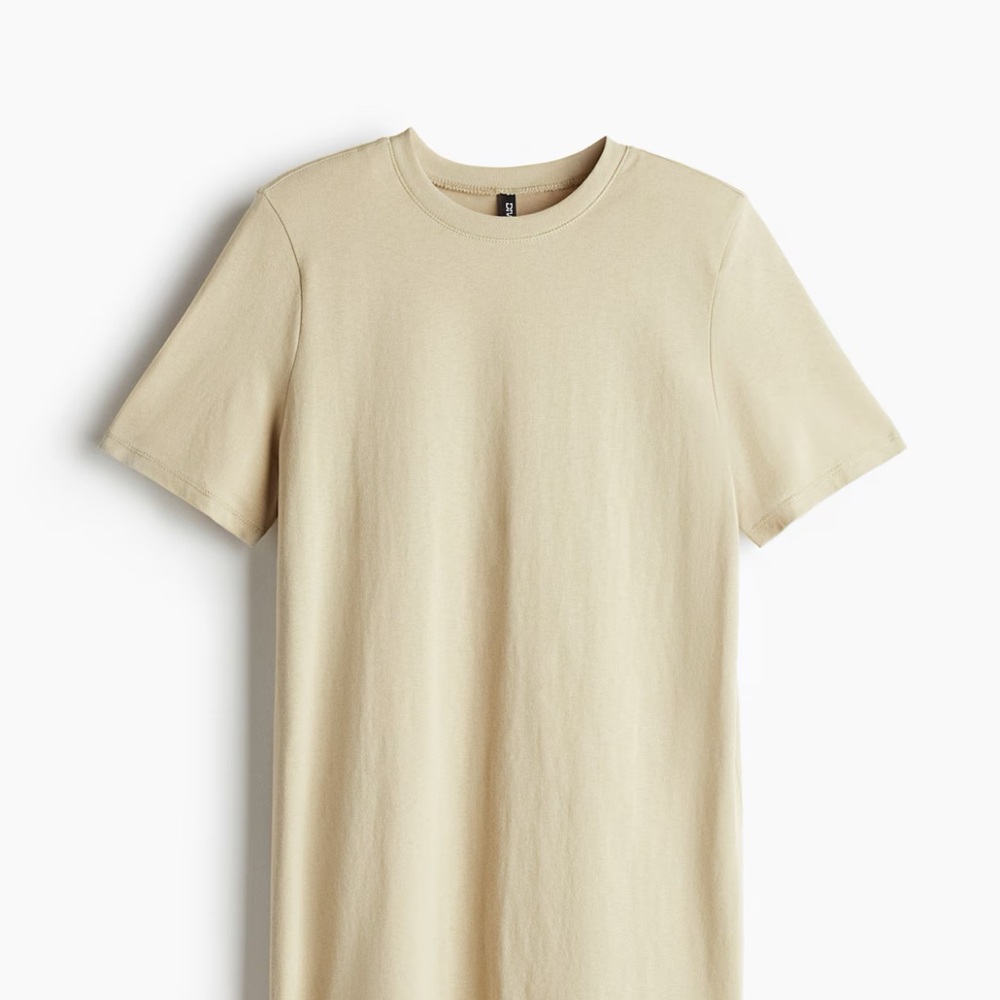 H&M Beige Short Sleeve Top